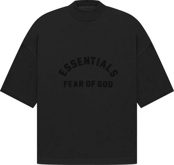 Fear of God Essentials Tee 'Jet Black' (SS23) crew core